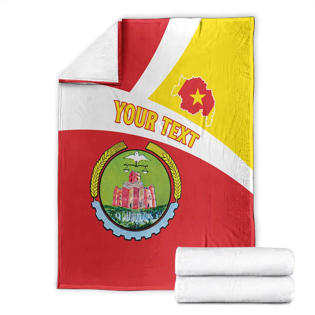 Personalized Amhara Region Blanket Coat Of Arms With Amhara Map