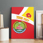 Personalized Amhara Region Canvas Wall Art Coat Of Arms With Amhara Map