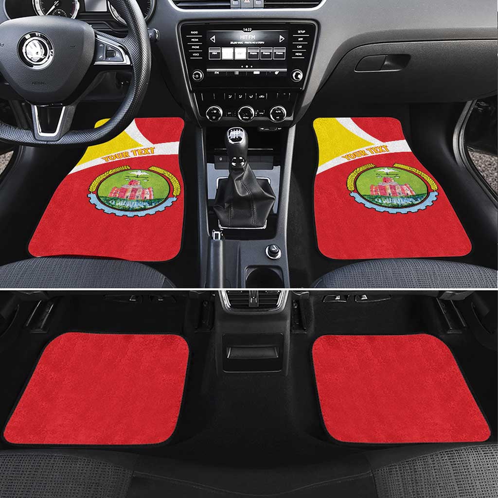 Personalized Amhara Region Car Mats Coat Of Arms With Amhara Map