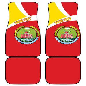 Personalized Amhara Region Car Mats Coat Of Arms With Amhara Map