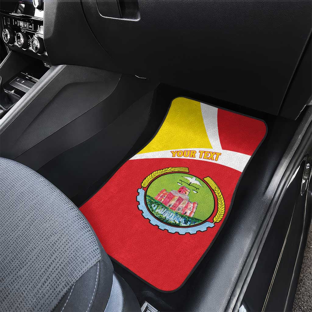 Personalized Amhara Region Car Mats Coat Of Arms With Amhara Map