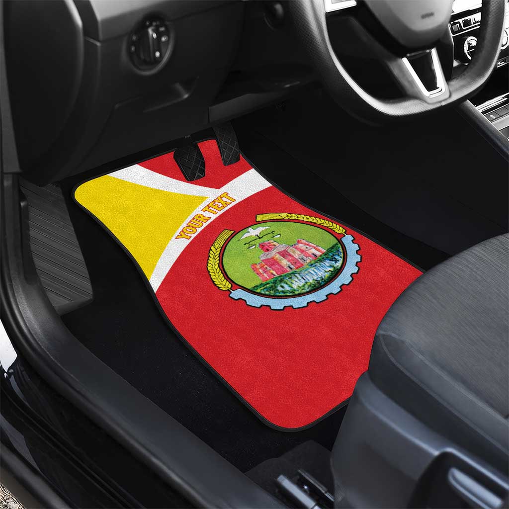 Personalized Amhara Region Car Mats Coat Of Arms With Amhara Map