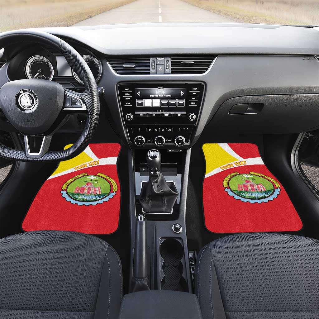 Personalized Amhara Region Car Mats Coat Of Arms With Amhara Map