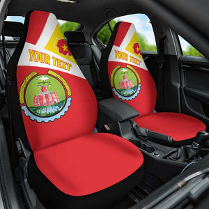 Personalized Amhara Region Car Seat Cover Coat Of Arms With Amhara Map