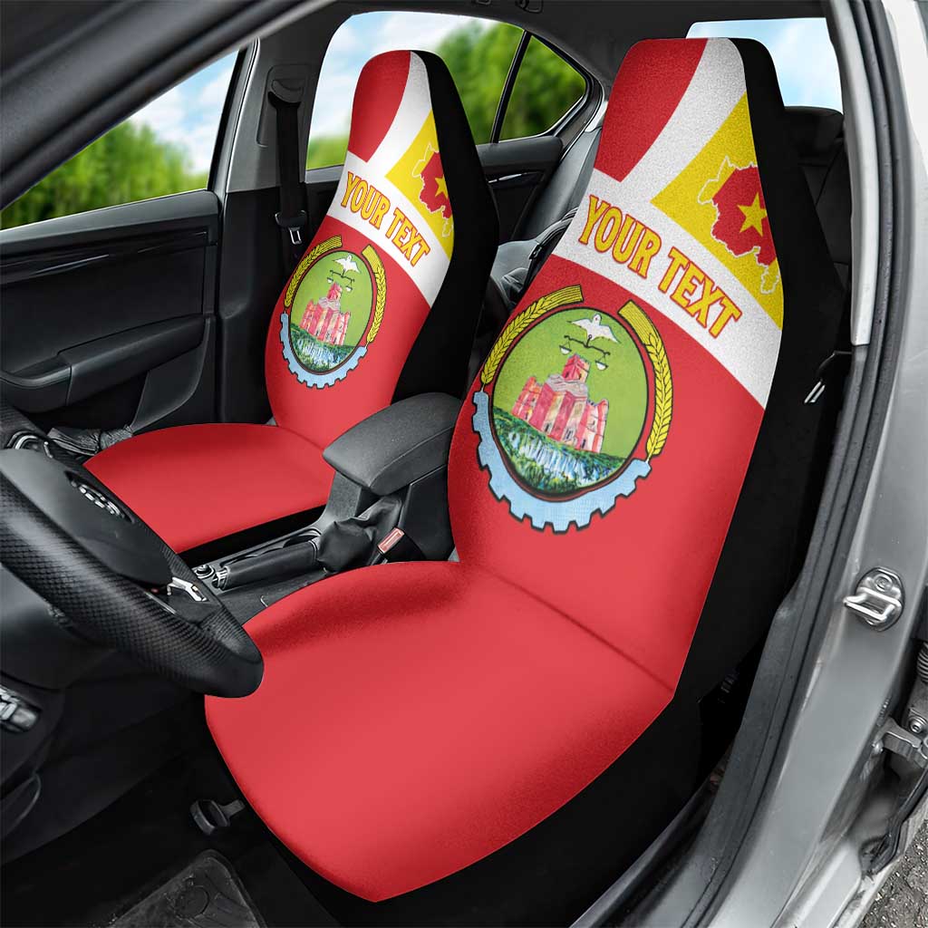 Personalized Amhara Region Car Seat Cover Coat Of Arms With Amhara Map