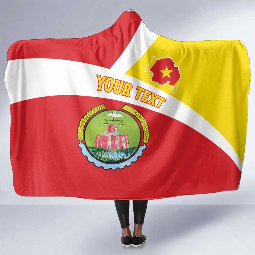 Personalized Amhara Region Hooded Blanket Coat Of Arms With Amhara Map