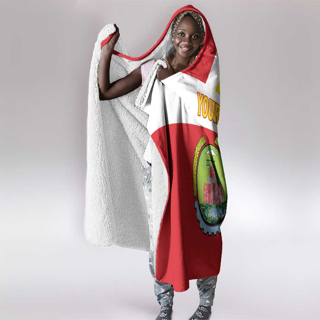 Personalized Amhara Region Hooded Blanket Coat Of Arms With Amhara Map