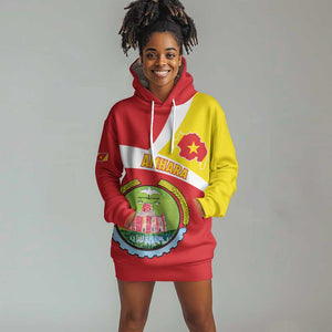 Personalized Amhara Region Hoodie Dress Coat Of Arms With Amhara Map