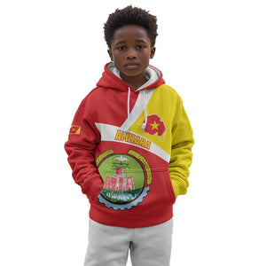 Personalized Amhara Region Kid Hoodie Coat Of Arms With Amhara Map