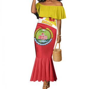 Personalized Amhara Region Mermaid Dress Coat Of Arms With Amhara Map