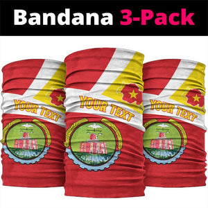 Personalized Amhara Region Neck Gaiter Coat Of Arms Amhara Map LT15