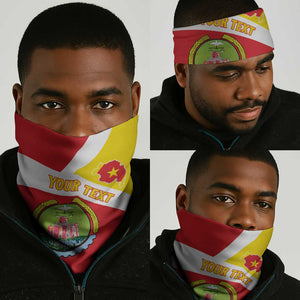 Personalized Amhara Region Neck Gaiter Coat Of Arms Amhara Map LT15