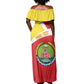 Personalized Amhara Region Off Shoulder Maxi Dress Coat Of Arms With Amhara Map
