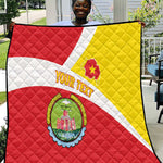 Personalized Amhara Region Quilt Coat Of Arms With Amhara Map