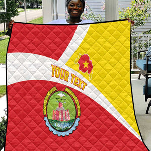 Personalized Amhara Region Quilt Coat Of Arms With Amhara Map