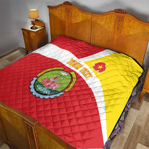 Personalized Amhara Region Quilt Coat Of Arms With Amhara Map