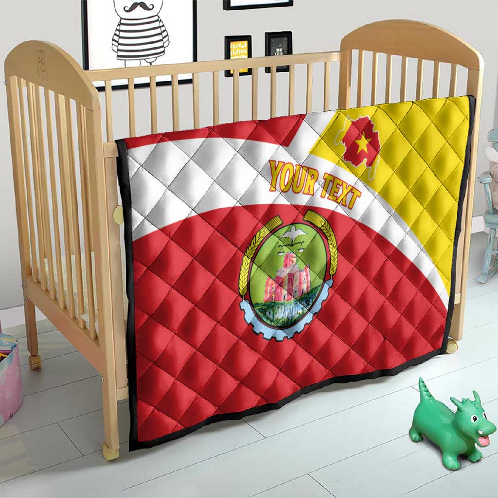 Personalized Amhara Region Quilt Coat Of Arms With Amhara Map