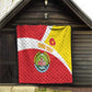Personalized Amhara Region Quilt Coat Of Arms With Amhara Map