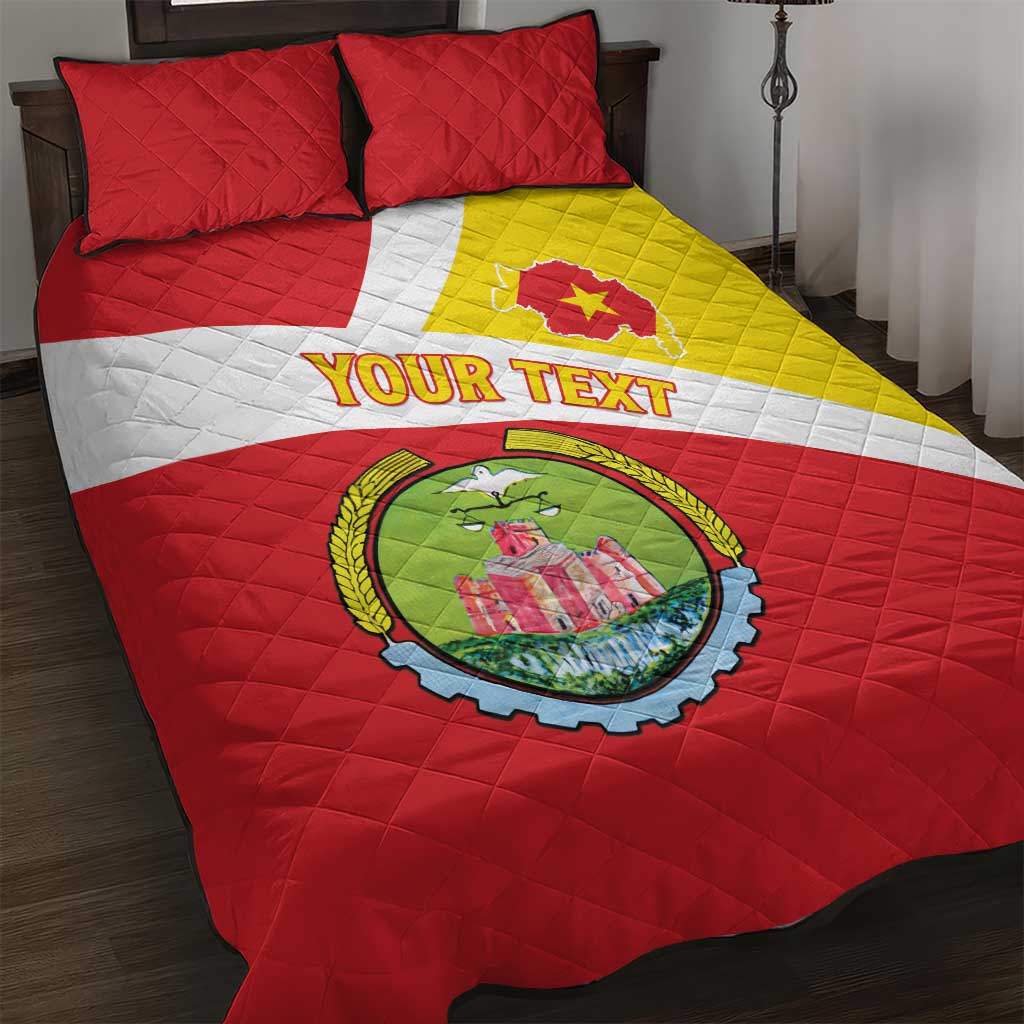 Personalized Amhara Region Quilt Bed Set Coat Of Arms With Amhara Map