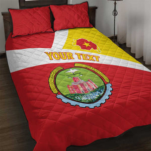 Personalized Amhara Region Quilt Bed Set Coat Of Arms With Amhara Map