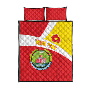Personalized Amhara Region Quilt Bed Set Coat Of Arms With Amhara Map