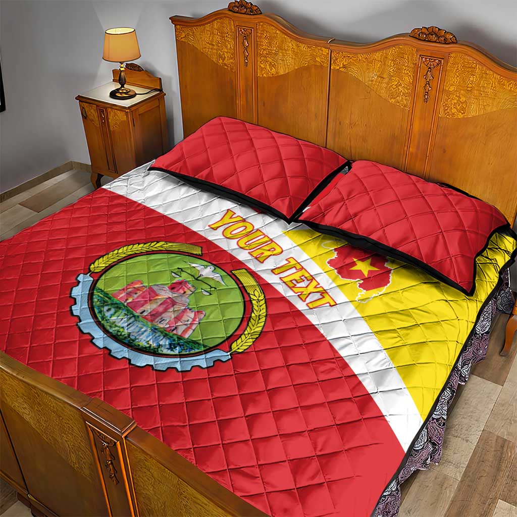 Personalized Amhara Region Quilt Bed Set Coat Of Arms With Amhara Map