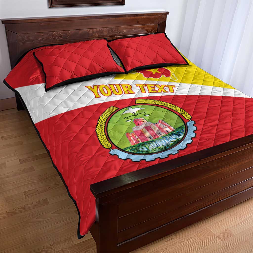 Personalized Amhara Region Quilt Bed Set Coat Of Arms With Amhara Map