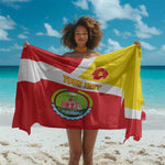 Personalized Amhara Region Sarong Coat Of Arms With Amhara Map