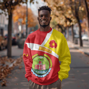 Personalized Amhara Region Sweatshirt Coat Of Arms With Amhara Map