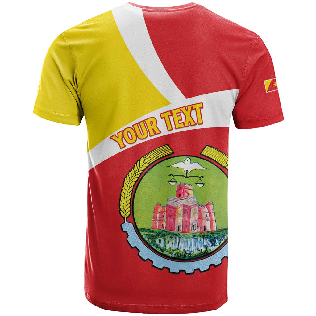 Personalized Amhara Region T shirt Coat Of Arms With Amhara Map