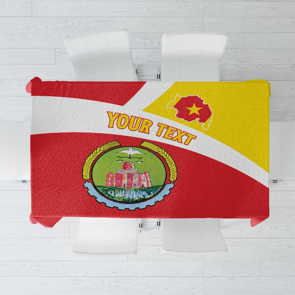 Personalized Amhara Region Tablecloth Coat Of Arms With Amhara Map