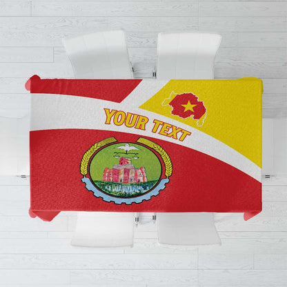 Personalized Amhara Region Tablecloth Coat Of Arms With Amhara Map