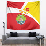 Personalized Amhara Region Tapestry Coat Of Arms With Amhara Map
