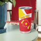 Personalized Amhara Region Tumbler Cup Coat Of Arms With Amhara Map