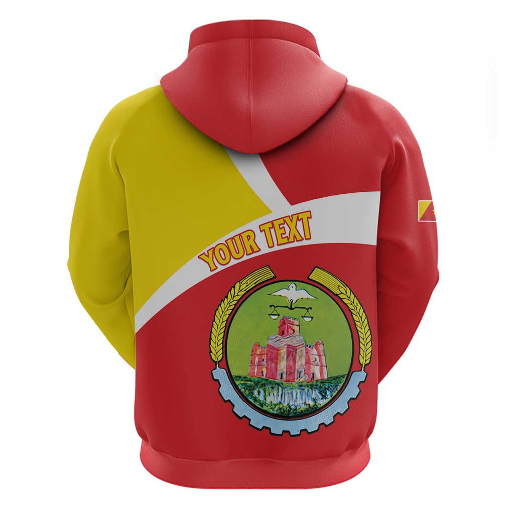 Personalized Amhara Region Zip Hoodie Coat Of Arms With Amhara Map