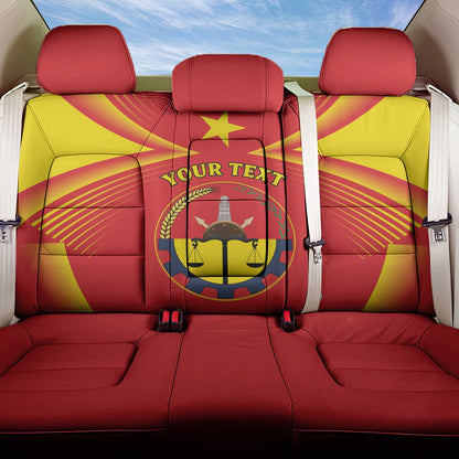 Personalized Tigray Region Back Car Seat Cover Coat Of Arms With Tigray Map