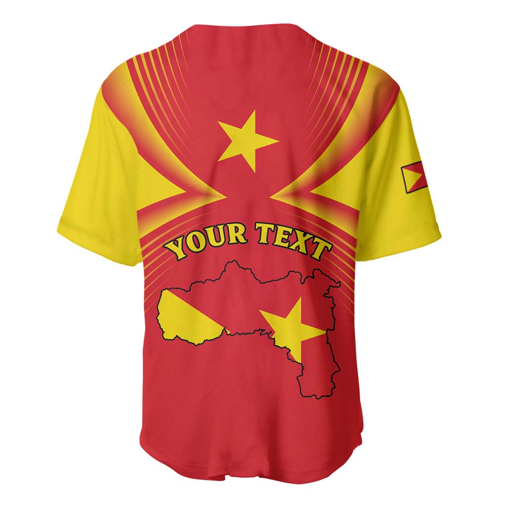 Personalized Tigray Region Baseball Jersey Coat Of Arms With Tigray Map