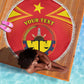Personalized Tigray Region Beach Blanket Coat Of Arms With Tigray Map