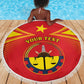 Personalized Tigray Region Beach Blanket Coat Of Arms With Tigray Map
