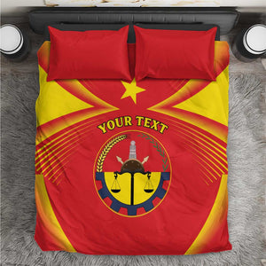 Personalized Tigray Region Bedding Set Coat Of Arms With Tigray Map