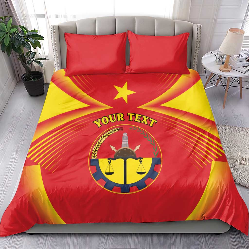 Personalized Tigray Region Bedding Set Coat Of Arms With Tigray Map