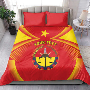 Personalized Tigray Region Bedding Set Coat Of Arms With Tigray Map