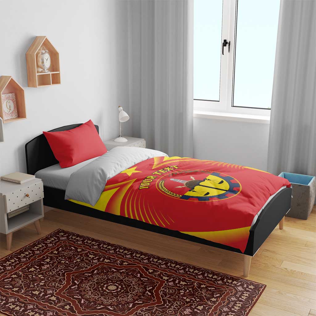 Personalized Tigray Region Bedding Set Coat Of Arms With Tigray Map