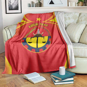 Personalized Tigray Region Blanket Coat Of Arms With Tigray Map
