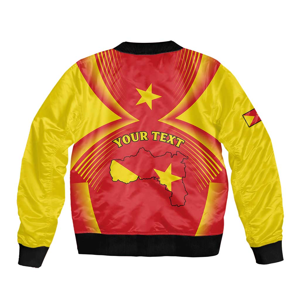 Personalized Tigray Region Bomber Jacket Coat Of Arms With Tigray Map