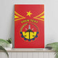 Personalized Tigray Region Canvas Wall Art Coat Of Arms With Tigray Map