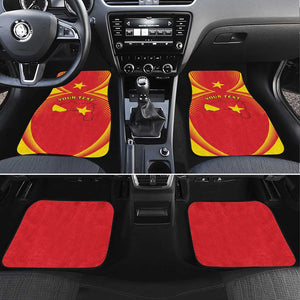 Personalized Tigray Region Car Mats Coat Of Arms With Tigray Map