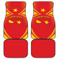 Personalized Tigray Region Car Mats Coat Of Arms With Tigray Map