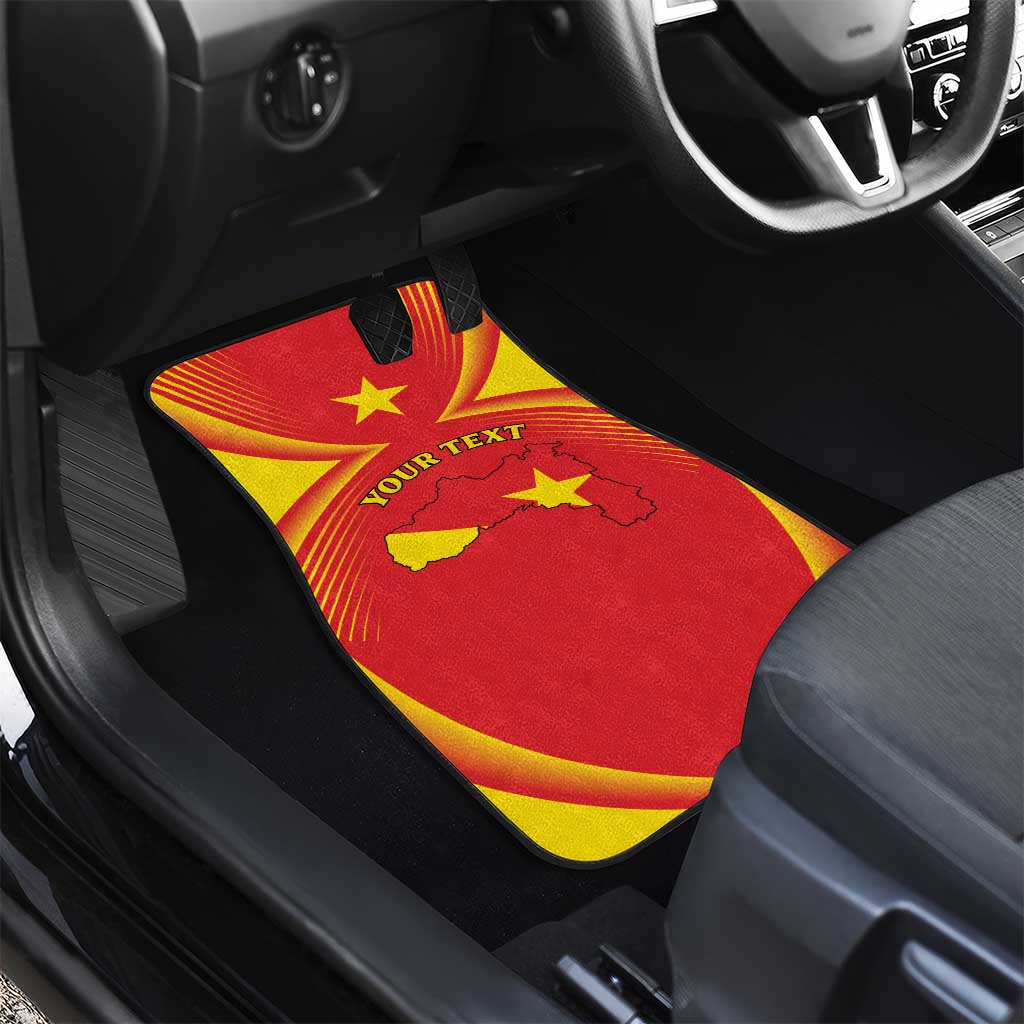Personalized Tigray Region Car Mats Coat Of Arms With Tigray Map