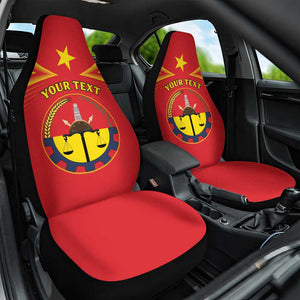 Personalized Tigray Region Car Seat Cover Coat Of Arms With Tigray Map